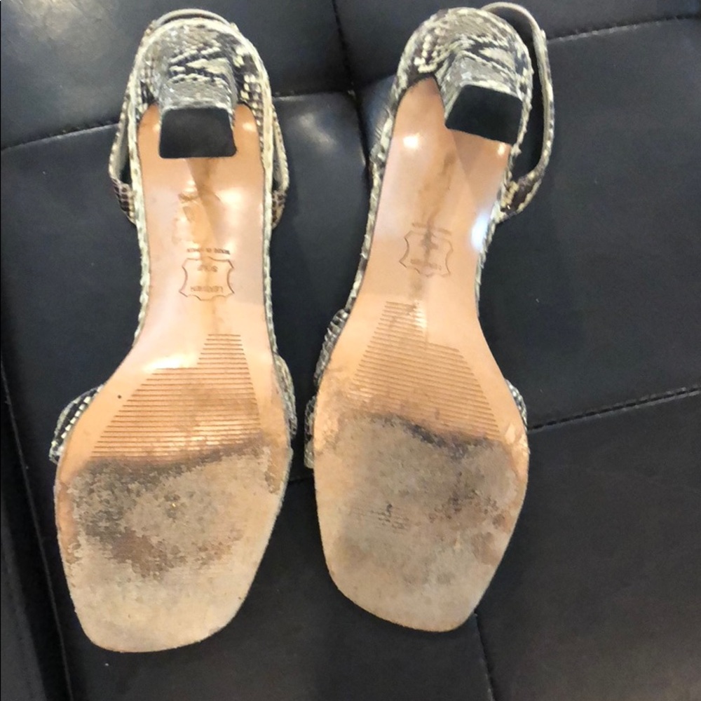 Python Strappy Heels- Like New! - image 5